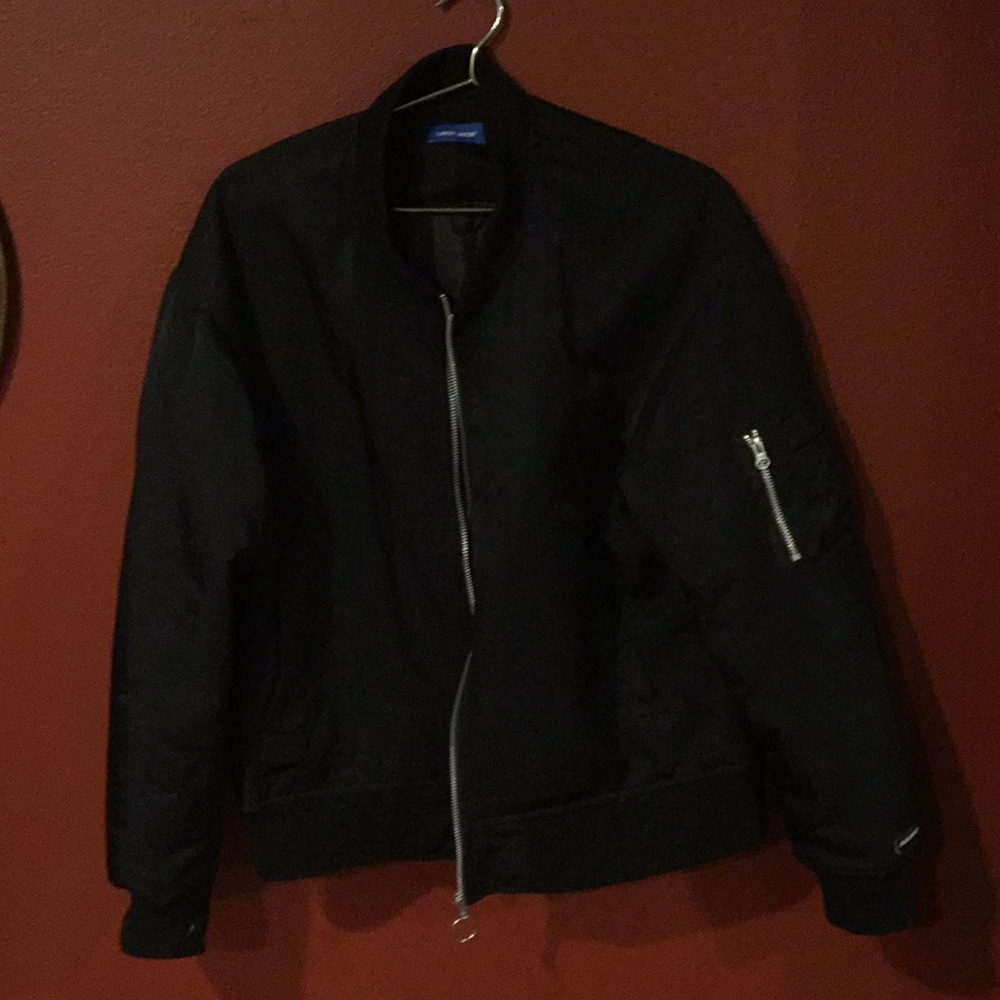 Layer union bomber jacket